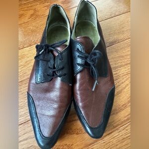 Vintage Pointed Oxford Shoes